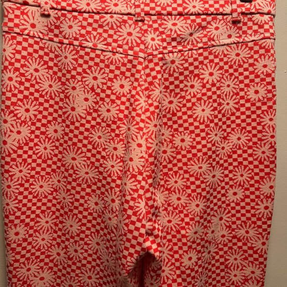Flare Pink Floral Pants - Picture 8 of 8
